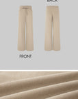 IAMXIAA Velour Zip Hoodie and Wide-Leg Pants Set