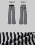 IAMXIAA Layered Camisole & Striped Wide-Leg Pants Set