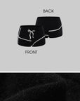 Rase le sol Black Knit Set with Cross Butterfly Motif