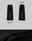 0122stepll Oversized Pinstripe Blazer & Wide-Leg Pants Set
