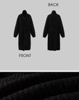0122stepll Oversized Belted Knit Cardigan Coat