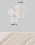 0122stepll Ensemble trois pièces : veste zippée en polaire, t-shirt ajusté et pantalon large