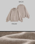 WARDEN EDGE High Neck Oversized Half-Zip Sweater