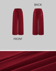 Rase le sol Rhinestone Gothic Zip-Up Hoodie & Wide-Leg Pants Set