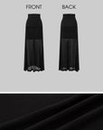 IAMXIAA Sheer Mesh Maxi Skirt