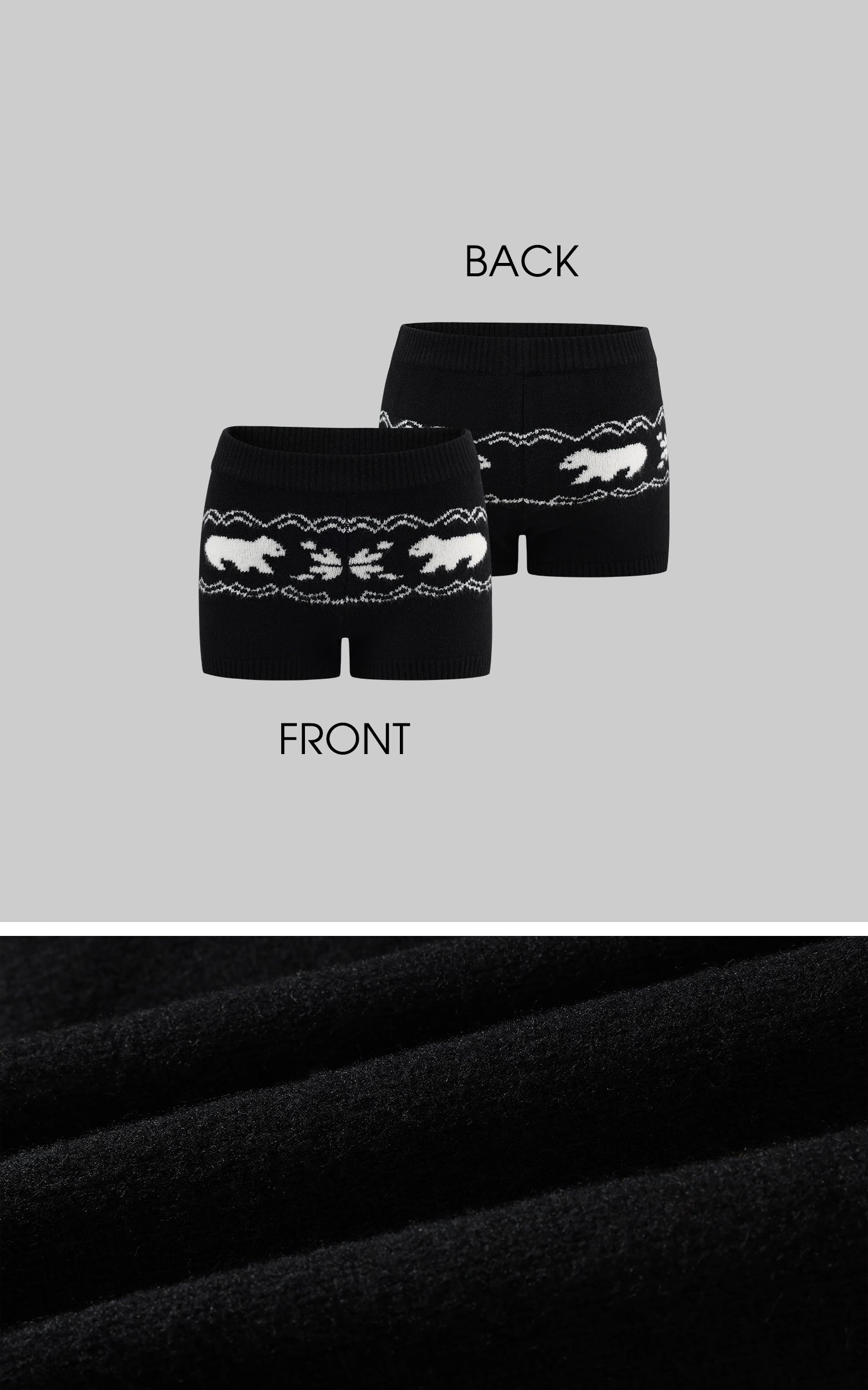 WARDEN EDGE Polar Knit Hoodie &amp; Shorts Set