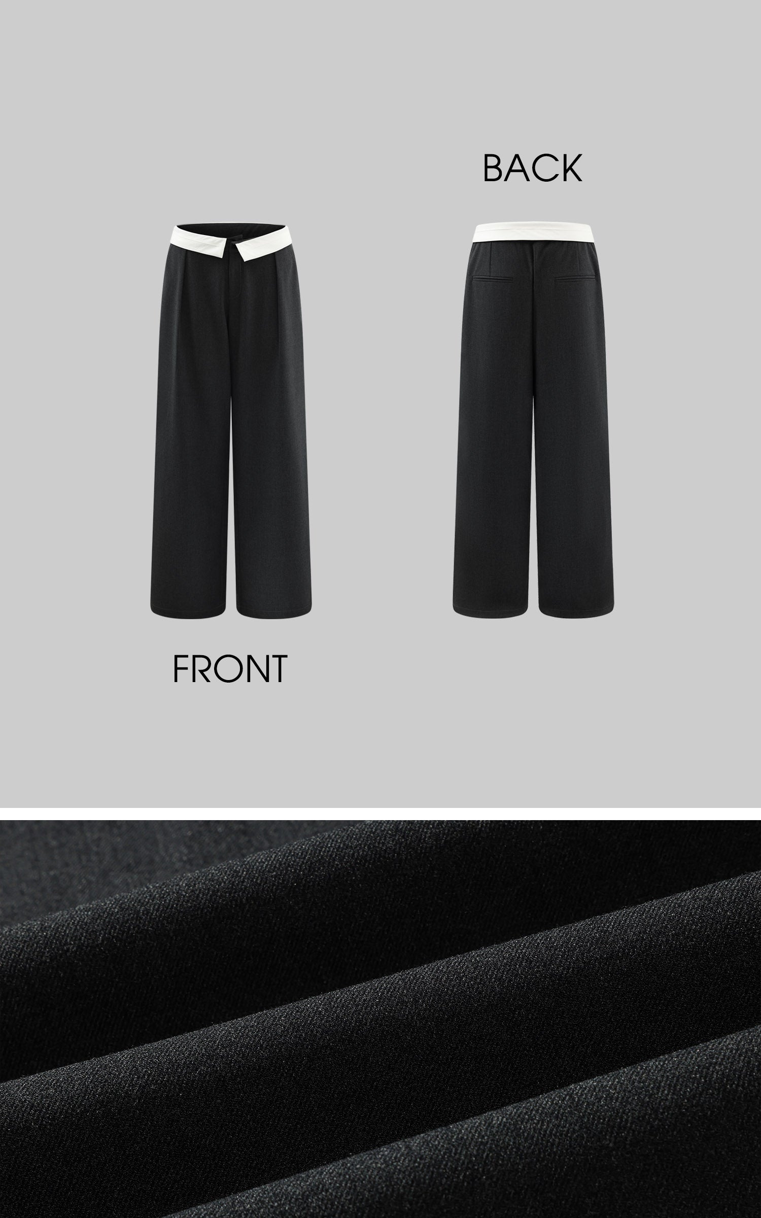 0122stepll 低ウエストテーラードパンツ