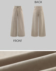 Rase le sol Relaxed Shirt and Wide-Leg Pants Set