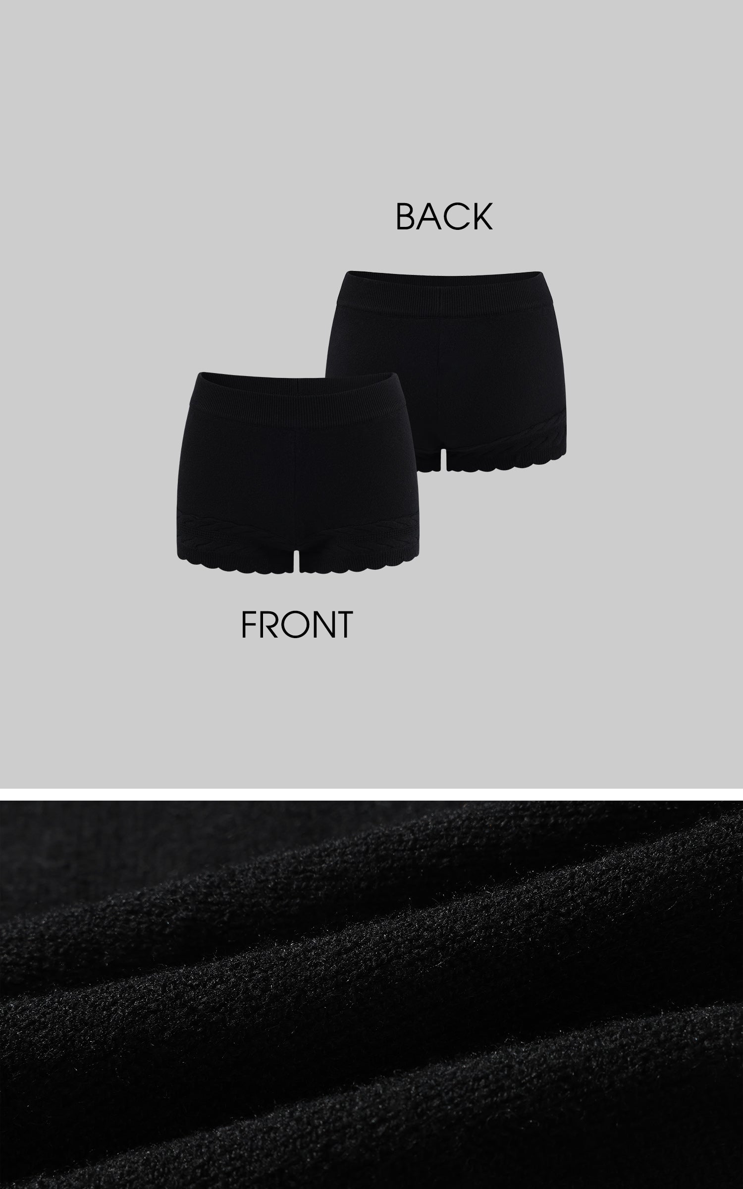 ROVENTE Knit Cardigan &amp; Shorts Set