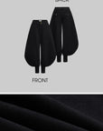 IAMXIAA Wide Balloon Pants with Button Detail High Waist Streetwear Style
