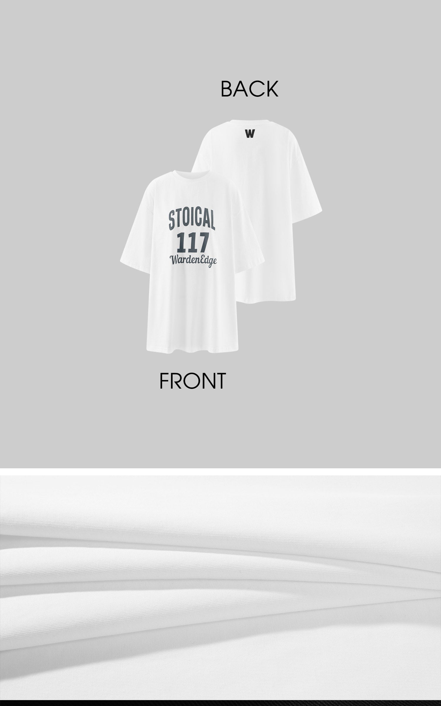 WARDEN EDGE Stoical 117 Oversized Graphic T-Shirt