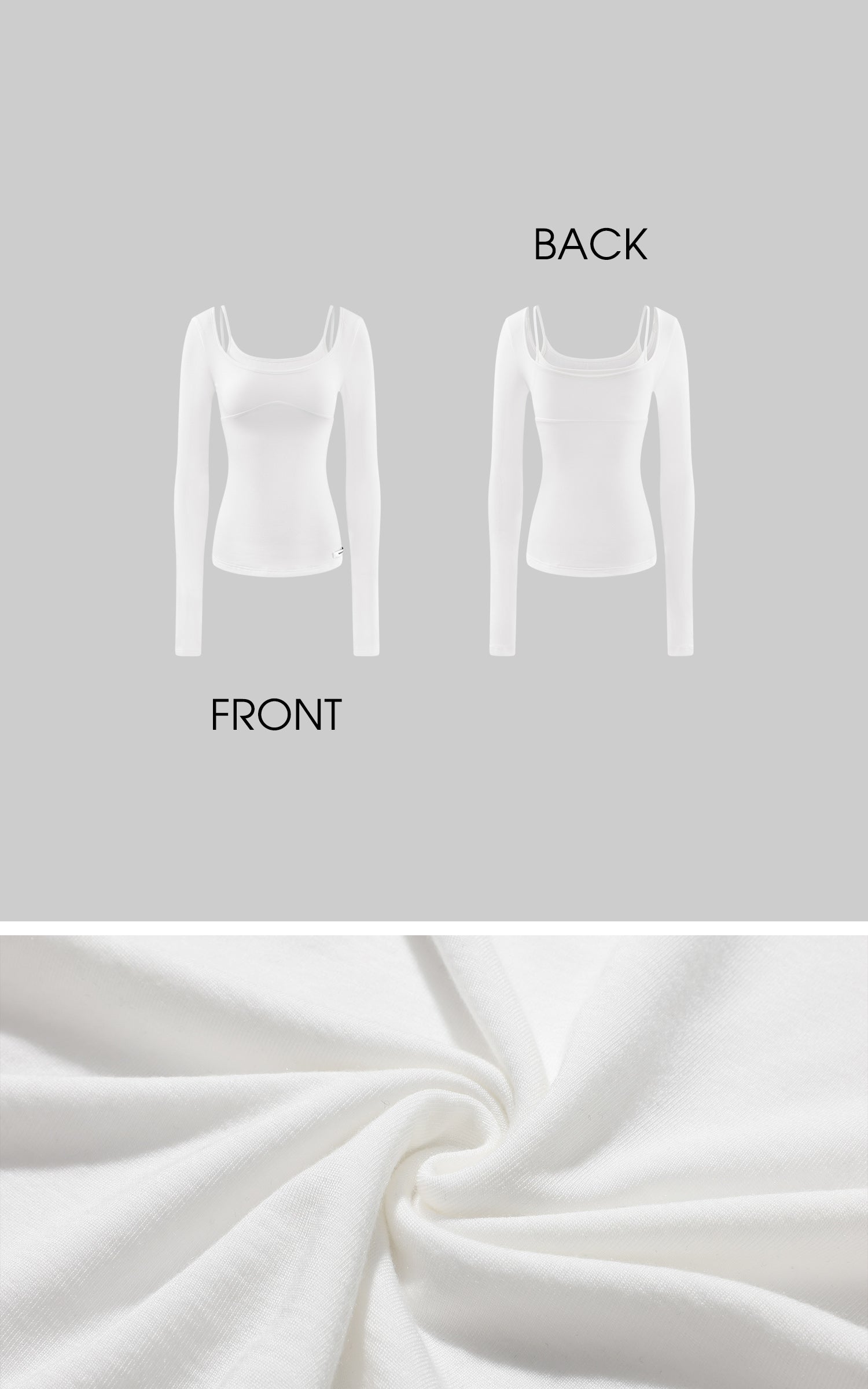 WARDEN EDGE 레이어드 일루전 슬림핏 긴팔 티셔츠