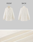 ROVENTE Stand-Collar Drawstring Utility Jacket with Voluminous Sleeves