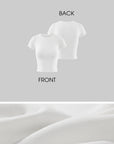 0122stepll Sheer Knit Maxi Skirt & Baby Tee Set