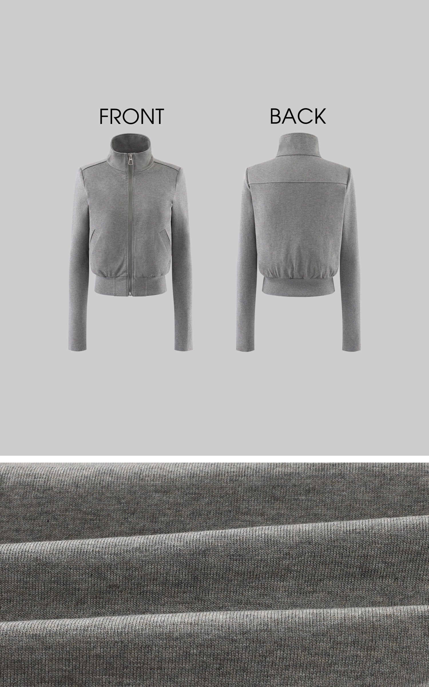 WARDEN EDGE Veste zippée structurée à col montant