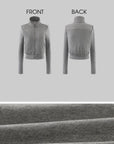 WARDEN EDGE Veste zippée structurée à col montant