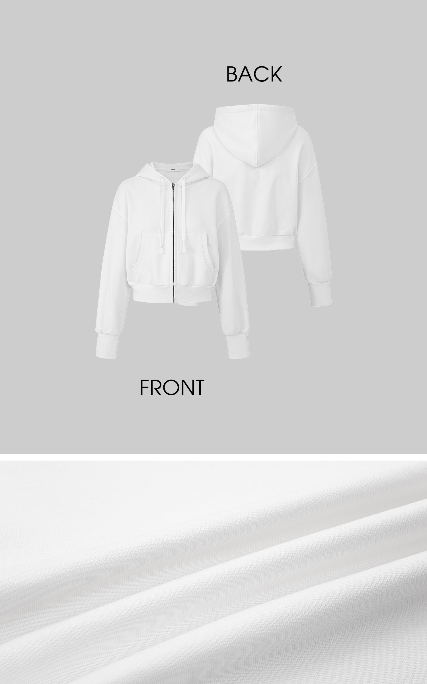 IAMXIAA 크롭 집업 후디 &amp; 릴렉스 스웨트팬츠 세트