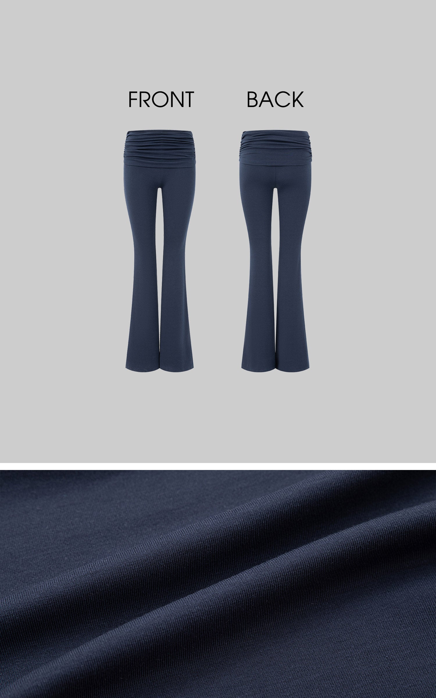 IAMXIAA Y2K Backless Halter Top &amp; Low Rise Ruched Flare Pants Set