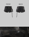 WARDEN EDGE Cuir taille basse à poche utilitaire Short