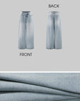 0122stepll Relaxed Wide-Leg Denim Trousers