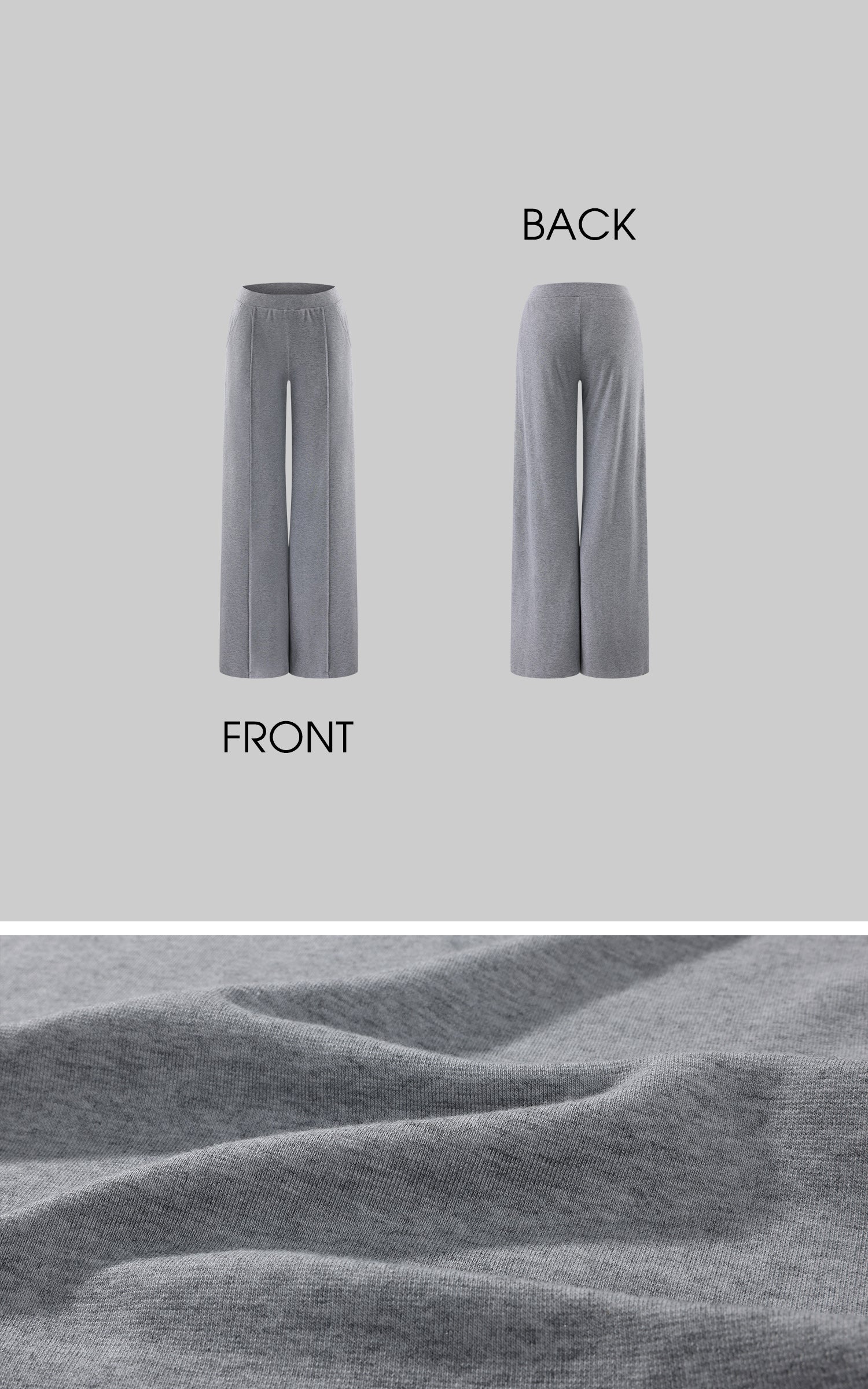 Rase le sol Sweat à capuche zippé imprimé &amp; Ensemble pantalon de survêtement à jambe large