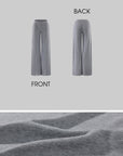 Rase le sol Sweat à capuche zippé imprimé & Ensemble pantalon de survêtement à jambe large