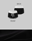 WARDEN EDGE Contrast Lace-Up Micro Shorts