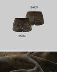 Rase le sol Camouflage Terry Shorts - PINKPARKS