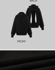 Rase le sol Bunny Ear Hoodie and Wide-Leg Sweatpants Set