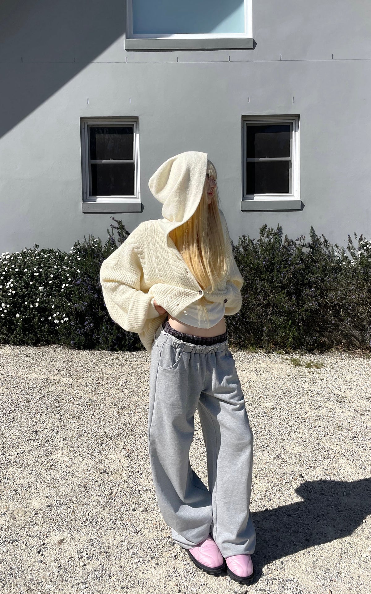 Rase le sol Oversized Wide Leg Sweatpants