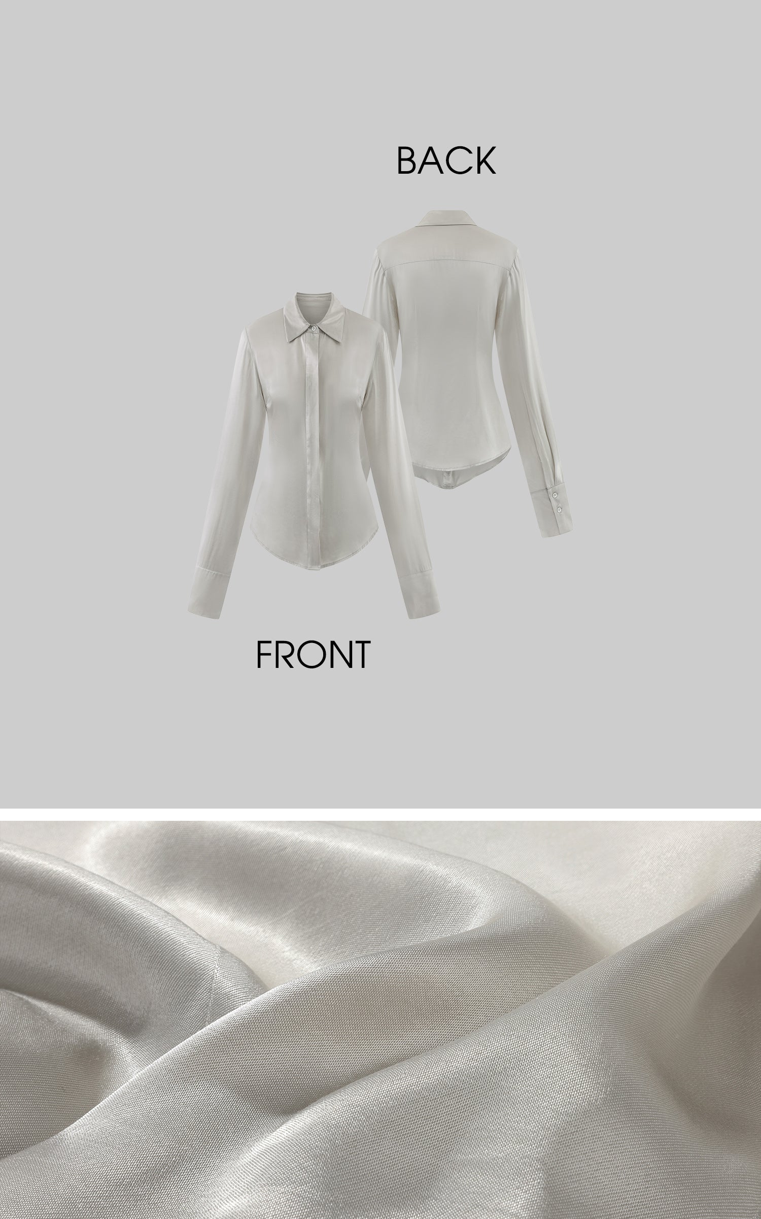 0122stepll Afterglow Sculpted Satin Shirt