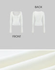 0122stepll Cropped Inner Layer Long Sleeve T-Shirt
