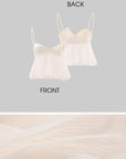 Rase le sol Rose Veil Camisole & Sheer Skirt Set
