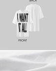ROVENTE Statement Print Oversized T-Shirt