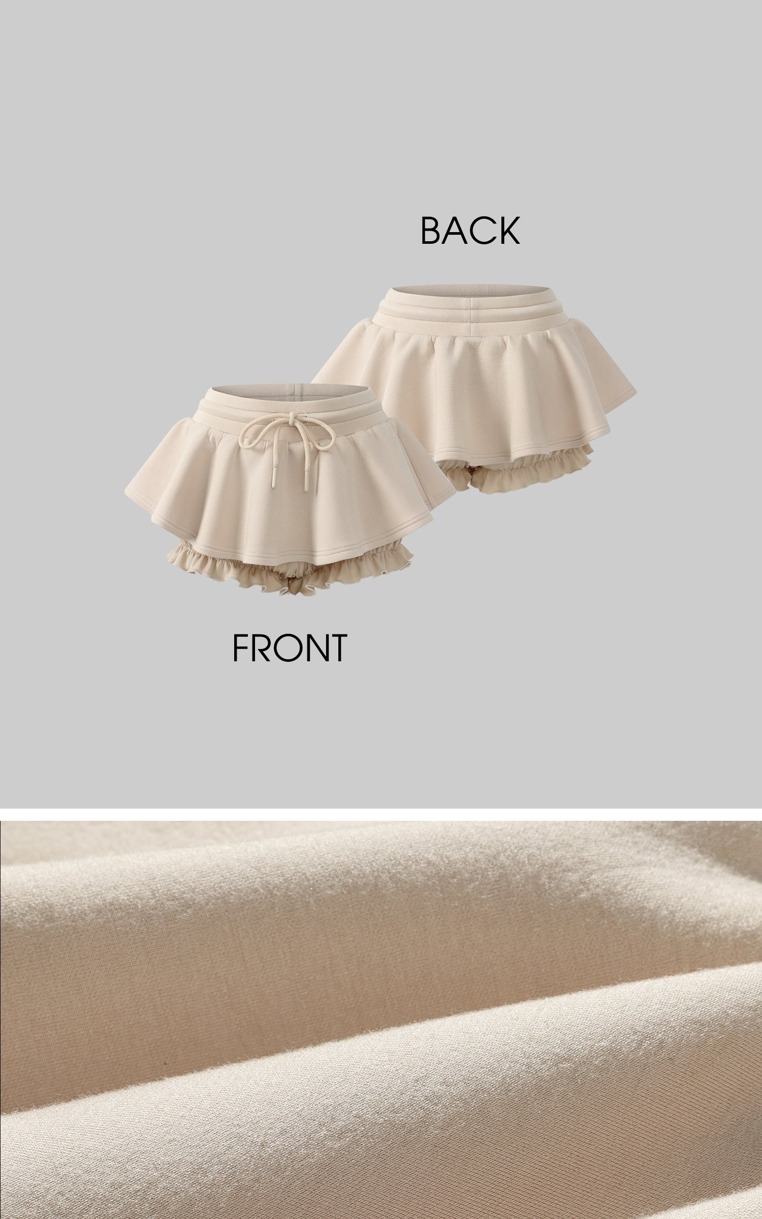 DreamyNerd Layered Ruffle Hem Mini Skirt - PINKPARKS