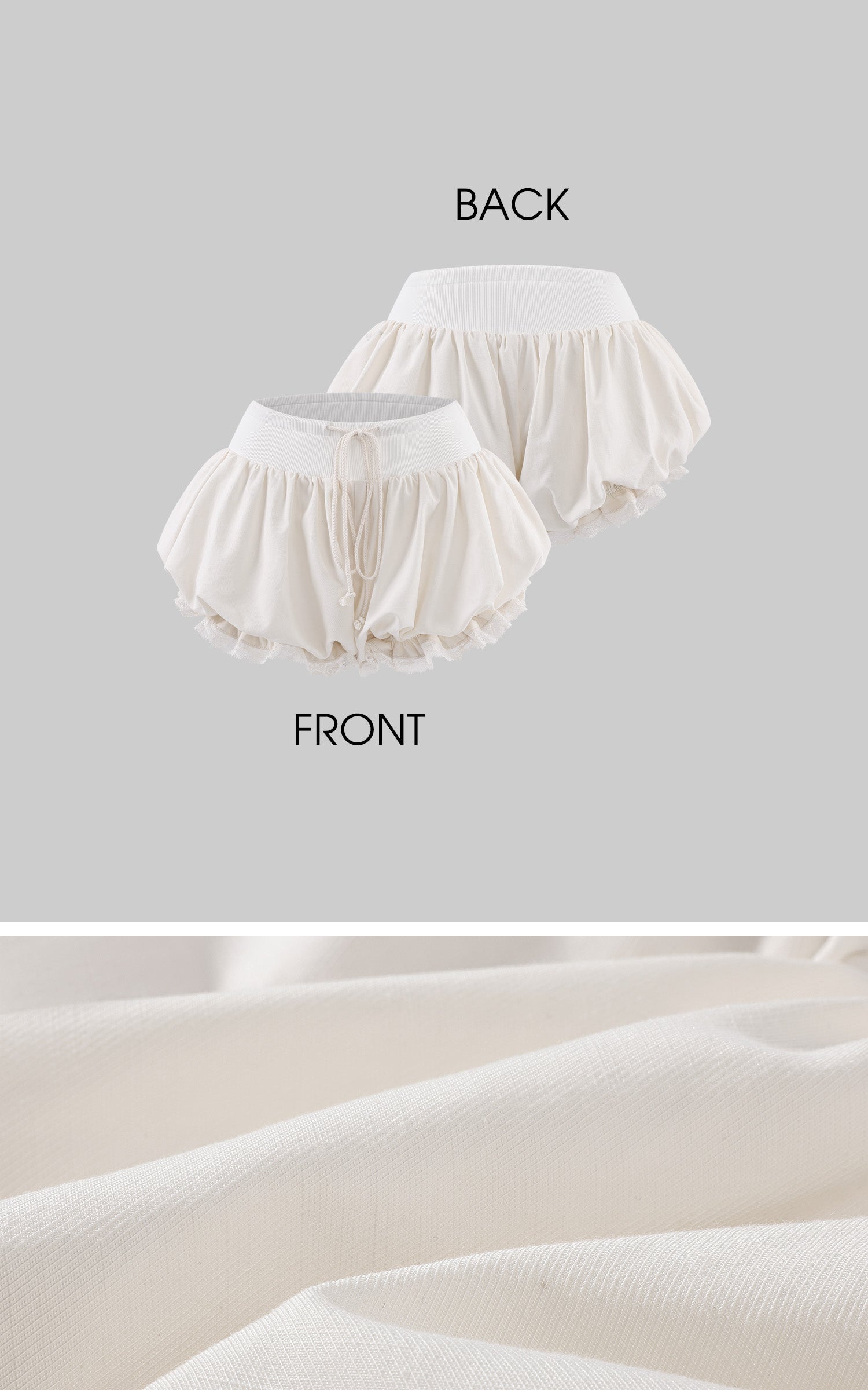 Rase le sol Ensemble Caraco en Dentelle Transparente &amp; Bloomer Bouffant