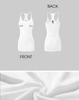 Rase le sol Fitted Jersey Racerback Tank - PINKPARKS