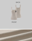WARDEN EDGE Minimal Logo Vest & Structured Waist Shorts Set