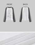 Rase le sol Faded Sketch Raglan Long Sleeve Top