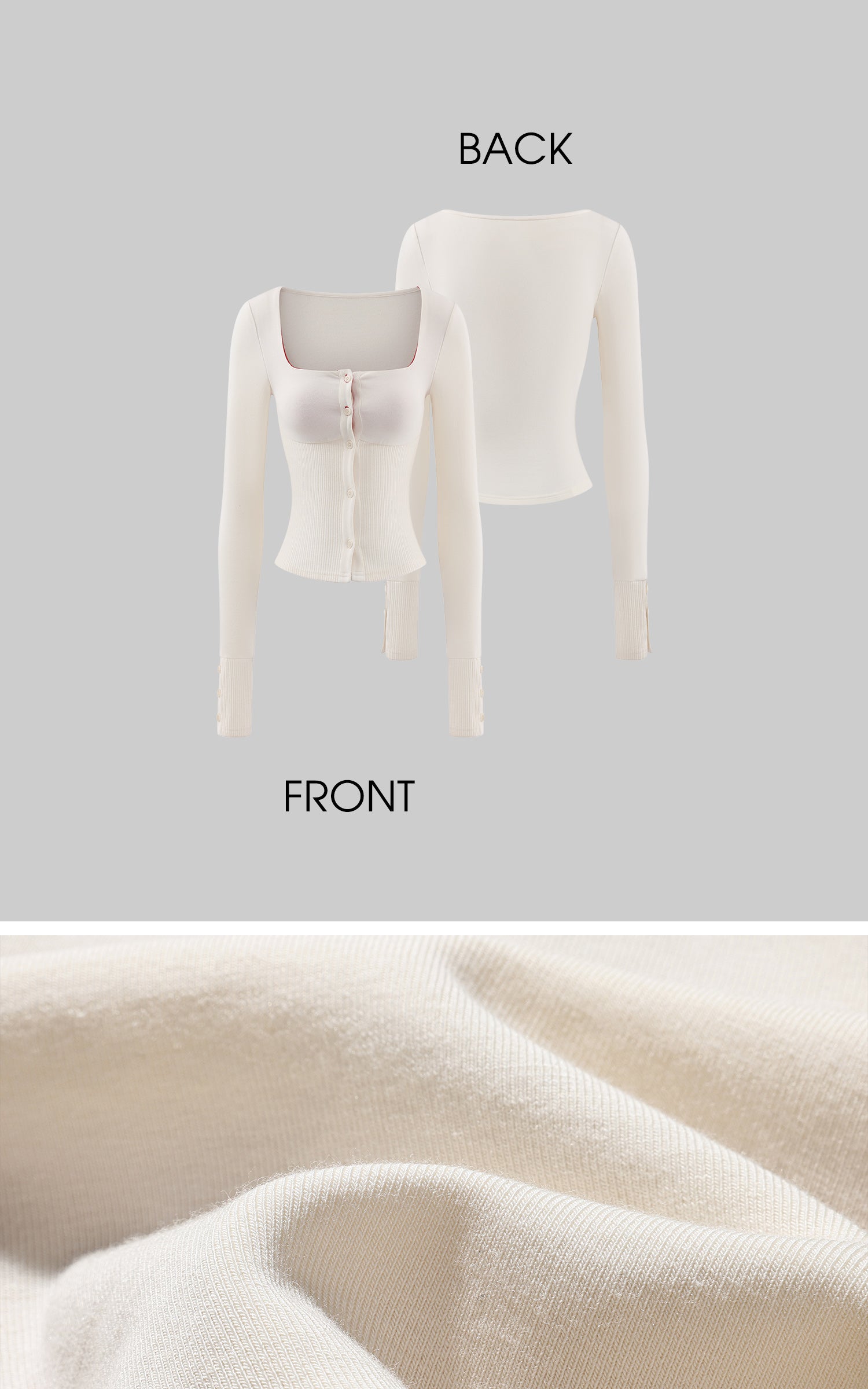 Rase Le Sol 니트 가디건 &amp; 캐미 탑 투피스 세트와 비대칭 레이스 미디 스커트