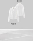 0122stepll Belted Bustier Vest & Relaxed Shirt Set