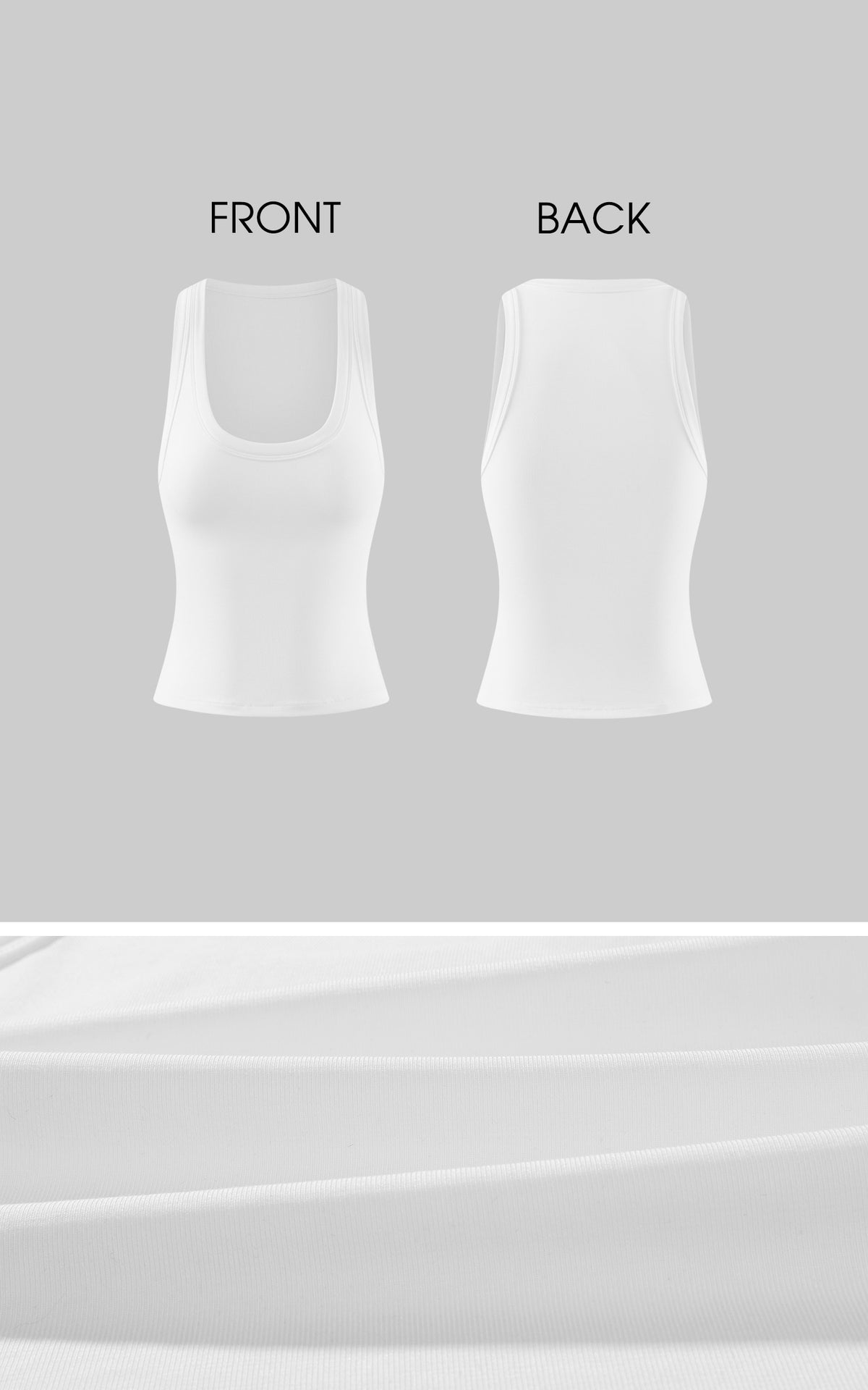 ROVENTE Layered Scoop Neck Tank &amp; Cropped Sleeve Top Set