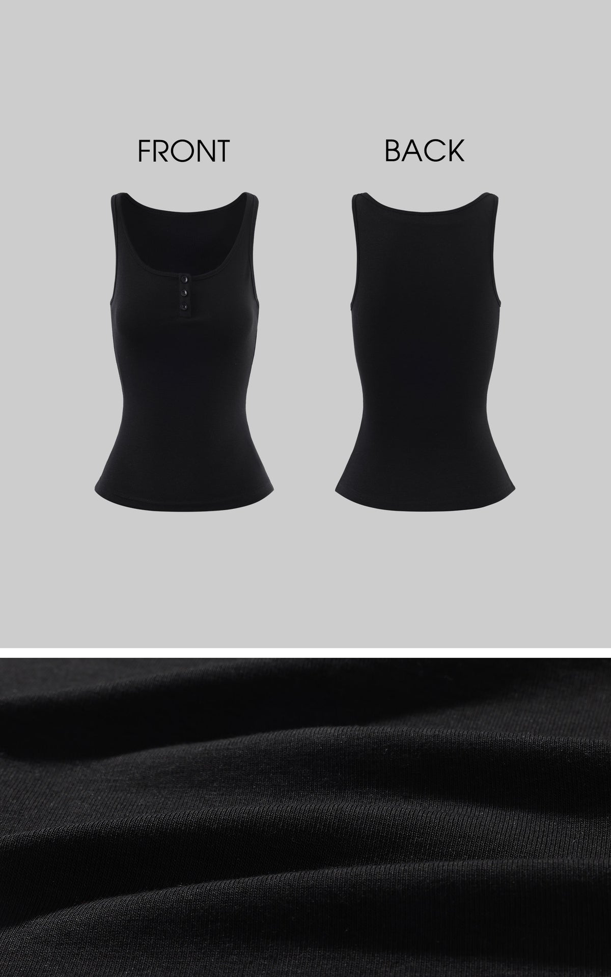 WARDEN EDGE Asymmetric Layered Tank Top With Sculptural Hemline