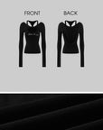 Rase le sol Deconstructed Long-Sleeve Shrug and Racerback Tank Set