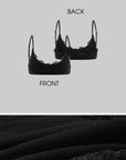 Rase le sol Lace Bra Layered Racerback Fitted Tank Top Set