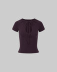 IAMXIAA T-shirt bébé ajusté à nouer