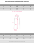 Rase le sol Deconstructed Double-Waistband White Cargo Trousers - PINKPARKS