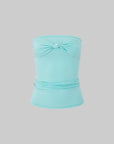 IAMXIAA Low-Rise Pleated Hem Mini Skirt
