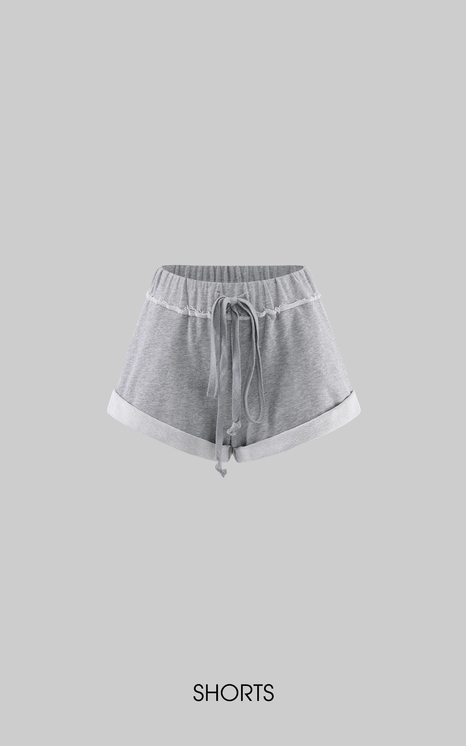 Rase le sol Safety Pin Graphic Relaxed T-Shirt &amp; Terry Shorts Set