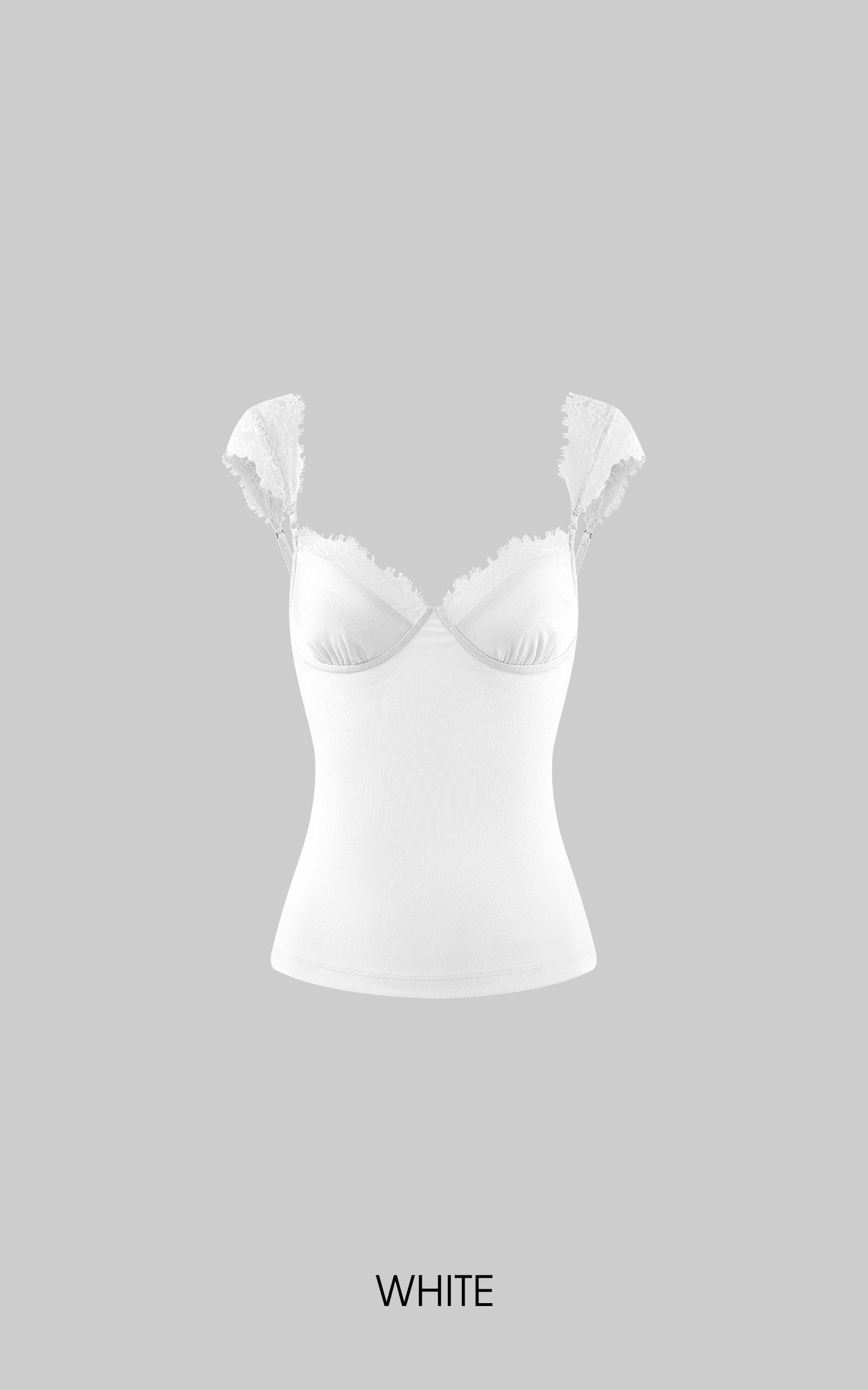 ROVENTE Lace Trim Sculpting Camisole Top